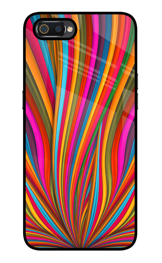 Trippy Wavy Realme C2 Glass Case