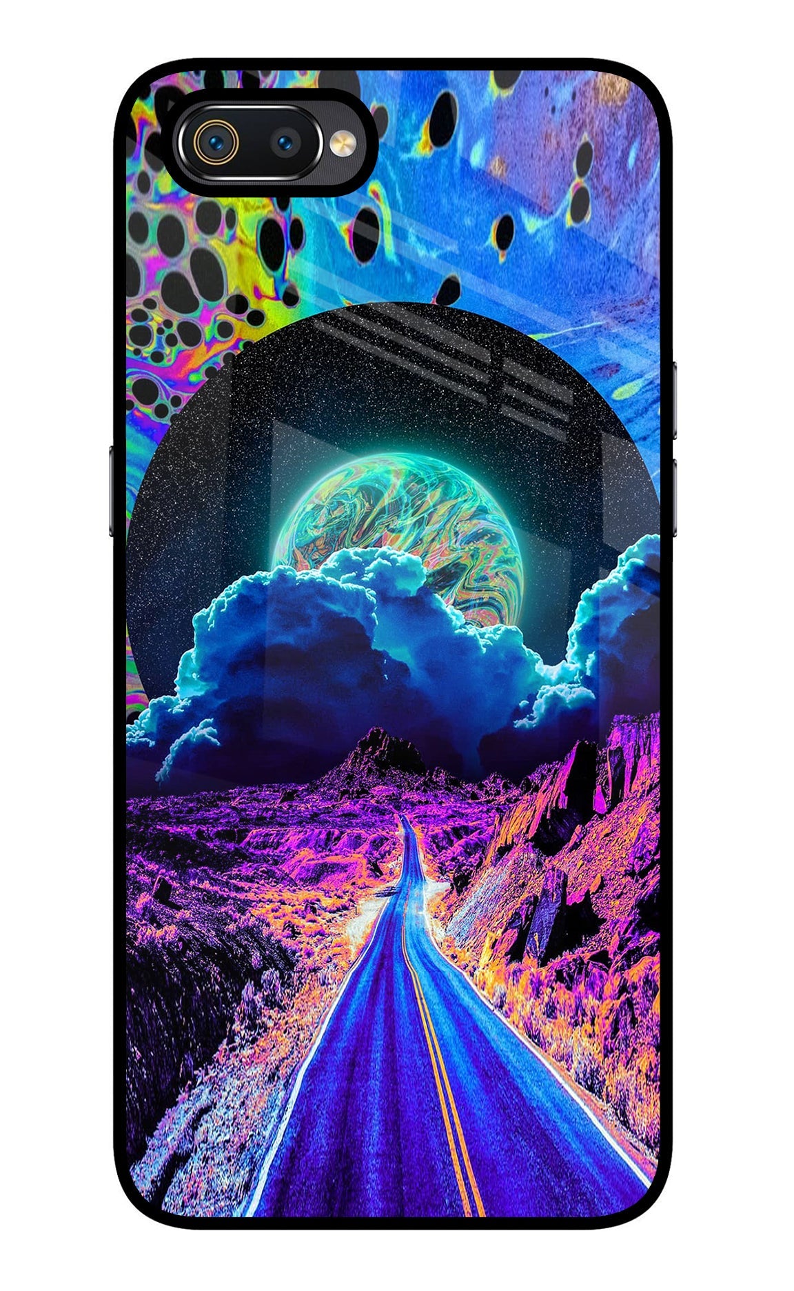 Psychedelic Painting Realme C2 Back Cover