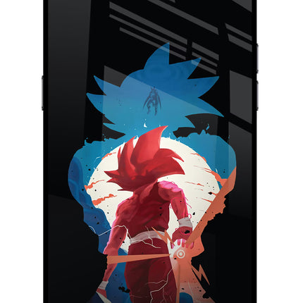 Goku Realme C2 Glass Case Back Cover by Casekaro