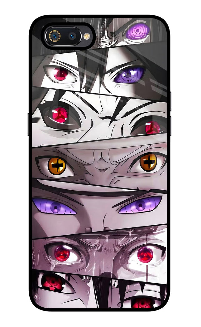 Naruto Anime Realme C2 Glass Case Back Cover by Casekaro