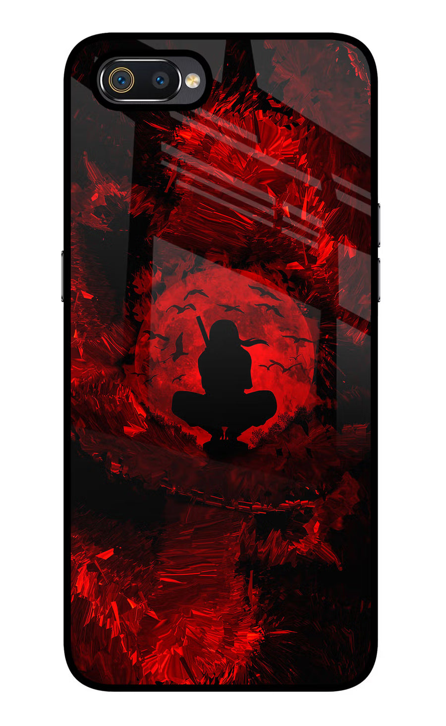 Itachi Uchiha Realme C2 Back Cover, Glass case