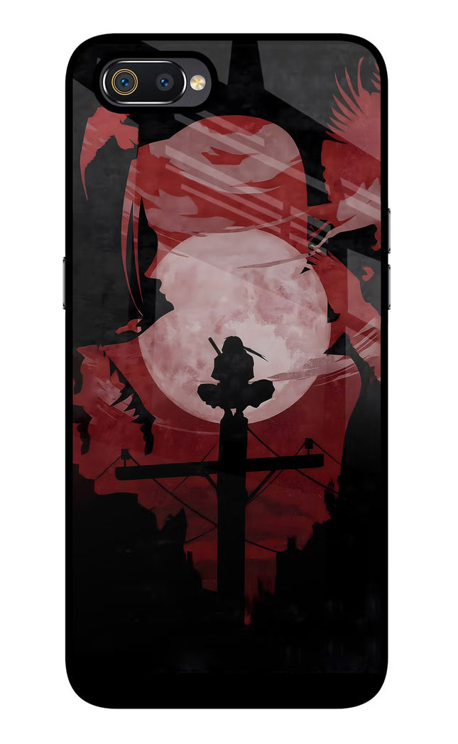 Naruto Anime Realme C2 Glass Case Back Cover by Casekaro