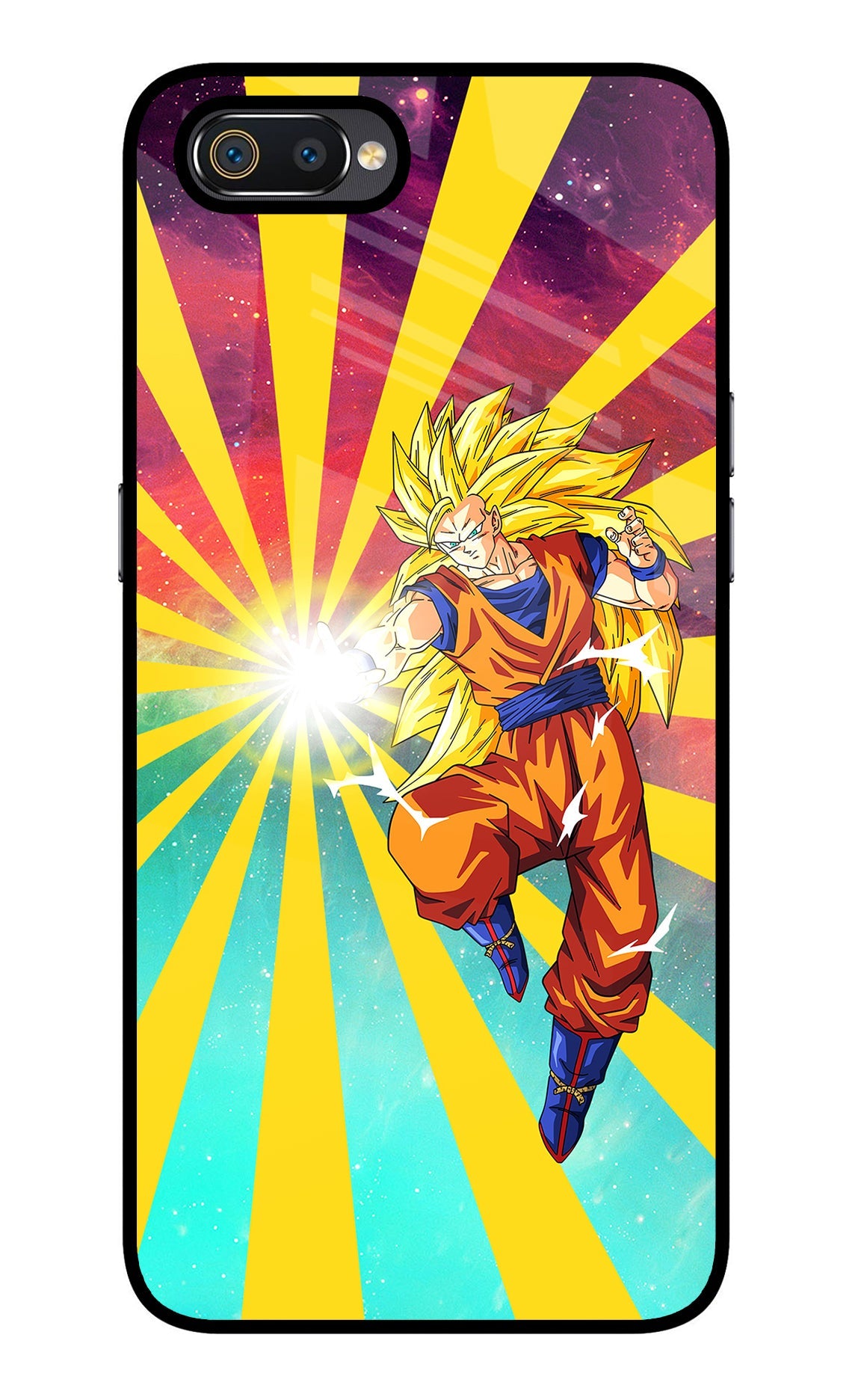 Goku Super Saiyan Realme C2 Glass Case