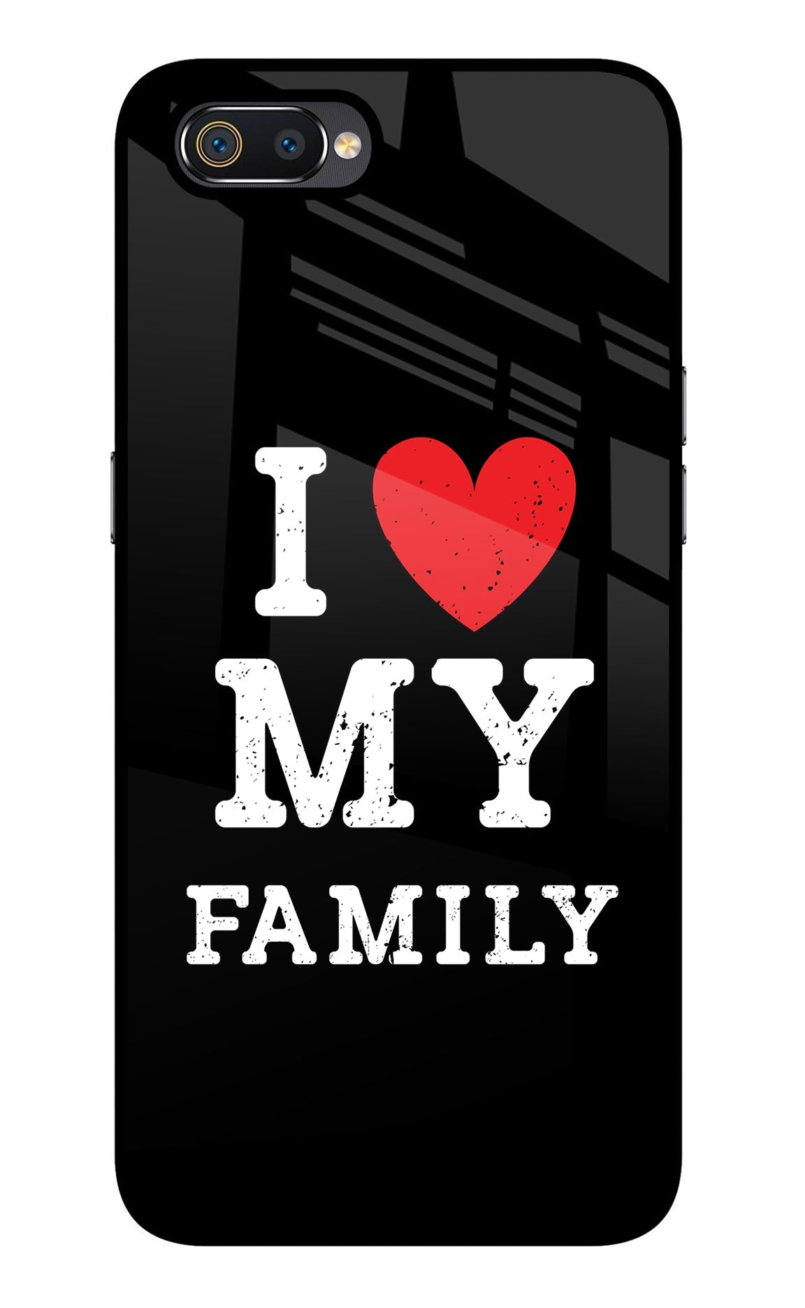 I Love My Family Realme C2 Back Cover