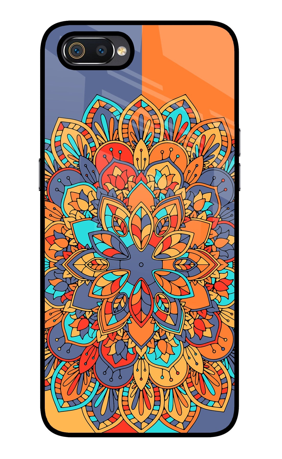 Color Mandala Realme C2 Glass Case