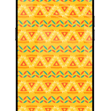 Tribal Pattern Realme C2 Glass Case Back Cover by Casekaro