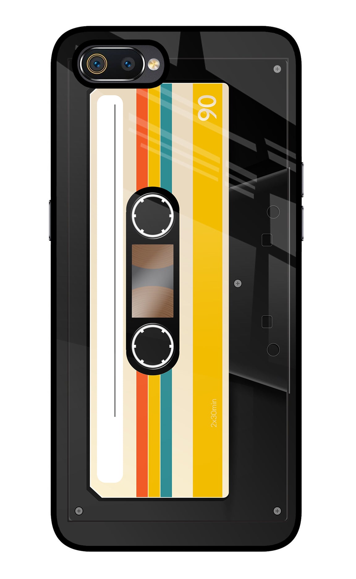 Tape Cassette Realme C2 Glass Case