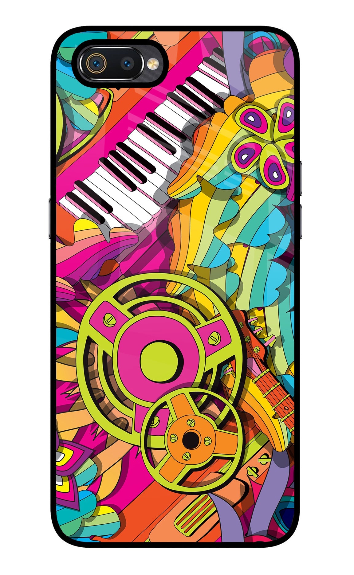 Music Doodle Realme C2 Back Cover