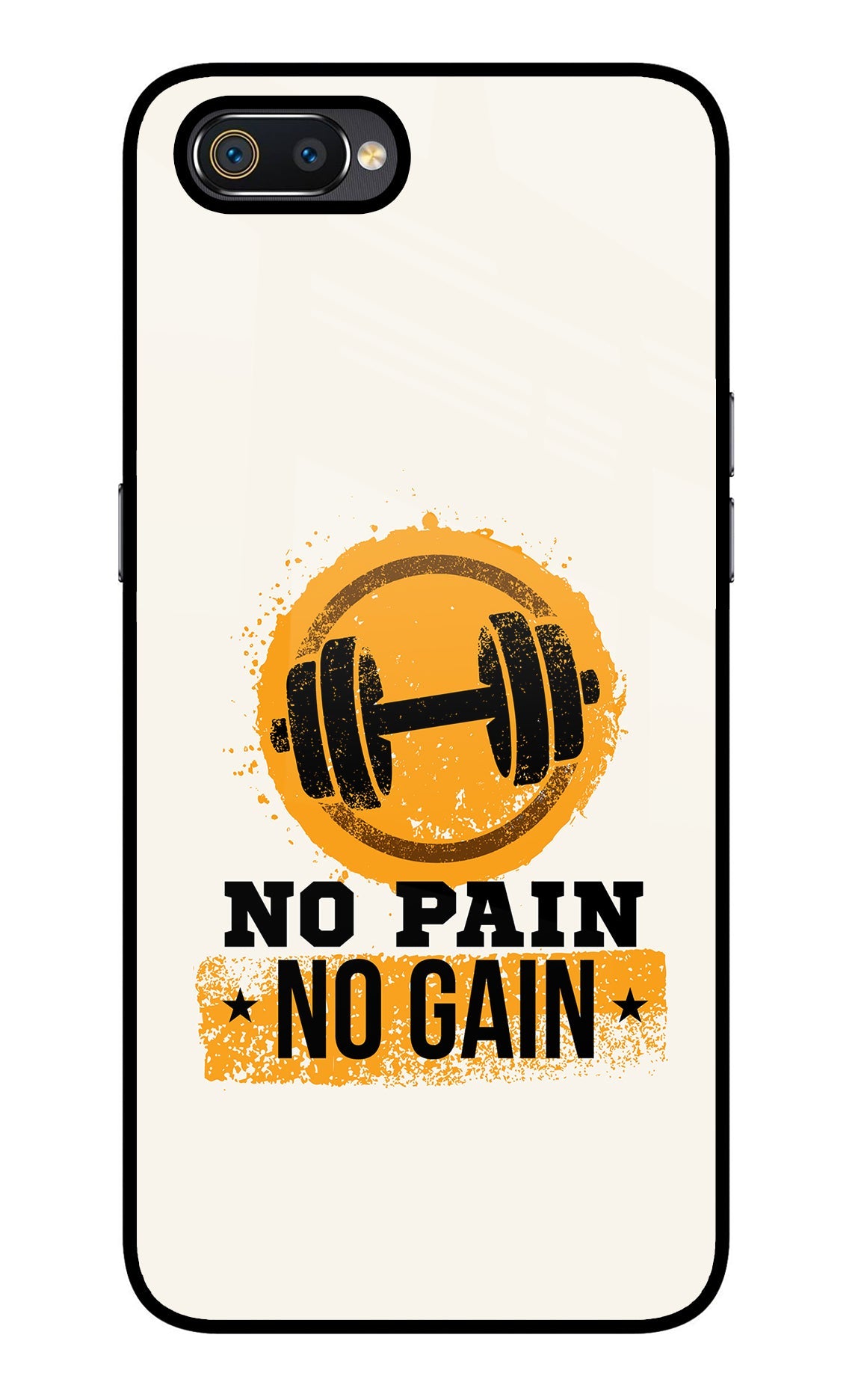 No Pain No Gain Realme C2 Back Cover