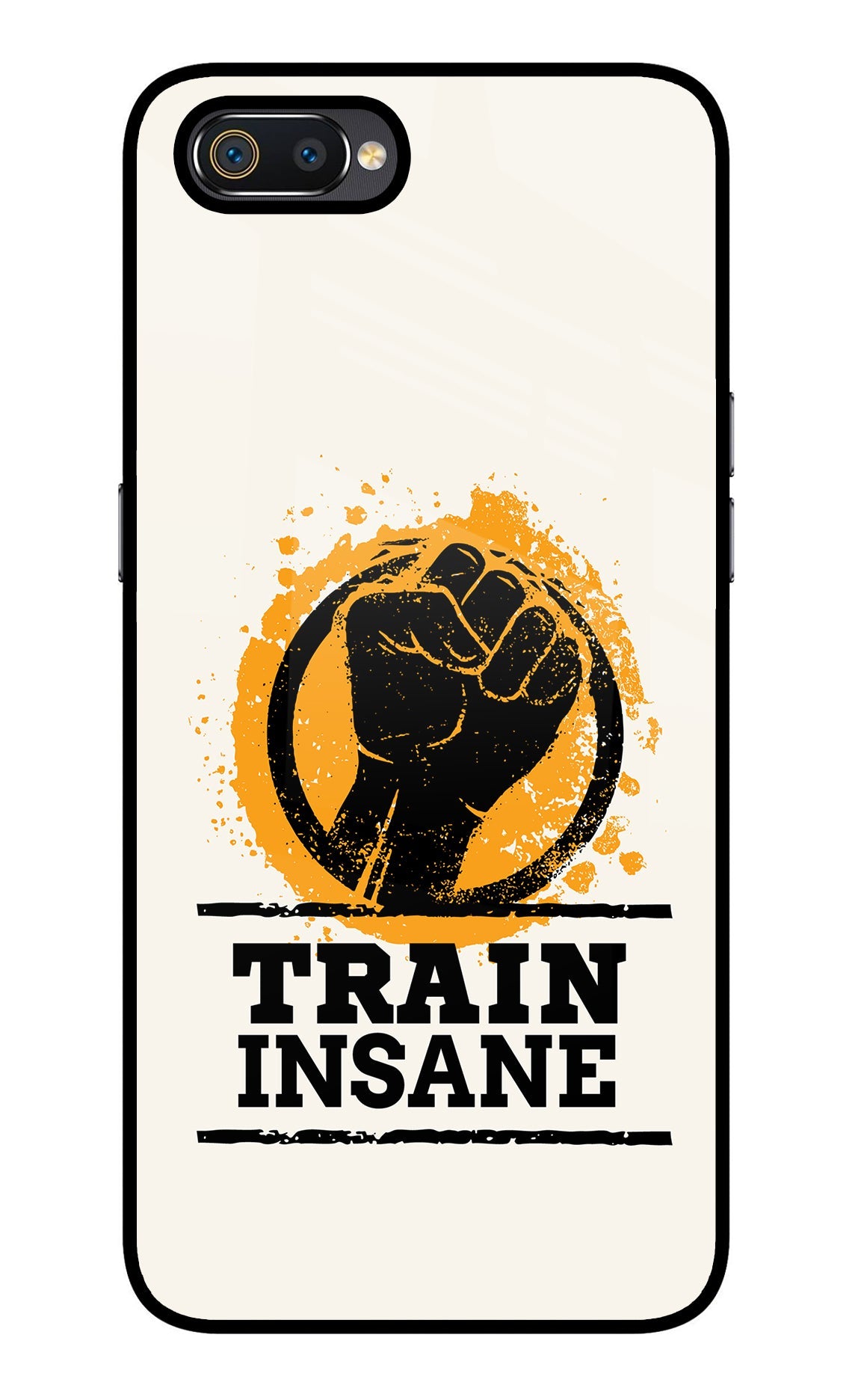 Train Insane Realme C2 Glass Case