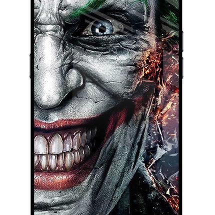 Joker Cam Realme C2 Glass Case Back Cover by Casekaro