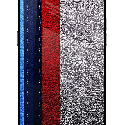 BMW Stripes Realme C2 Glass Case Back Cover by Casekaro