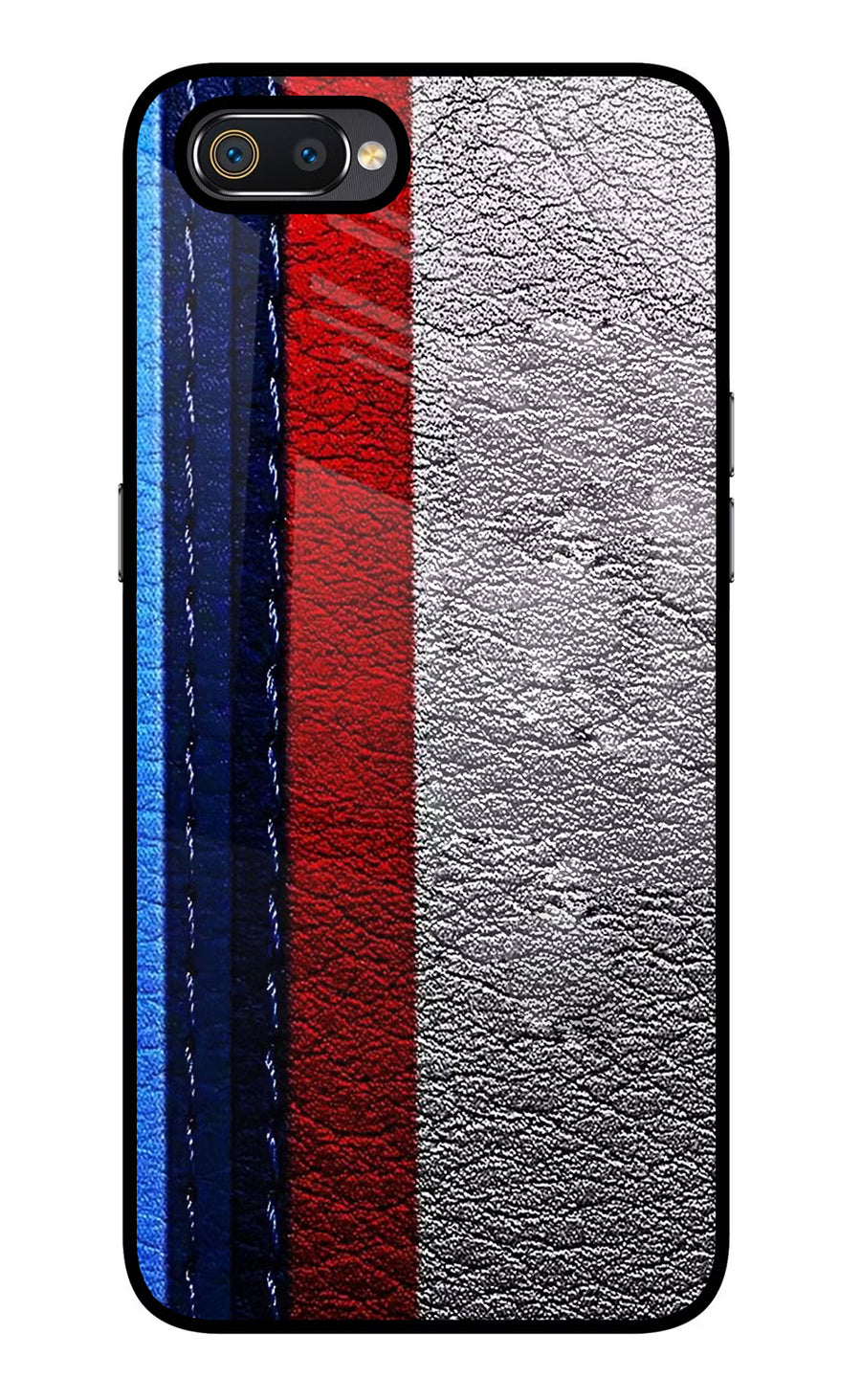 BMW Stripes Realme C2 Back Cover, Glass case