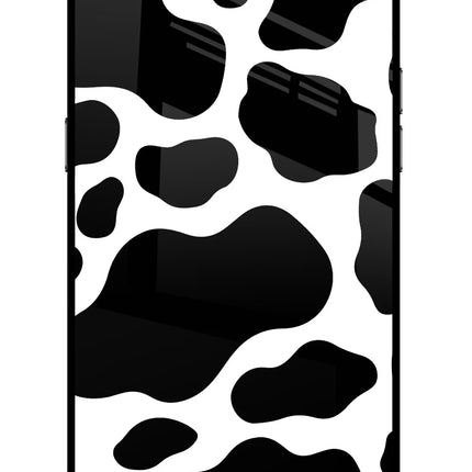 Cow Spots Realme C2 Glass Case Back Cover by Casekaro