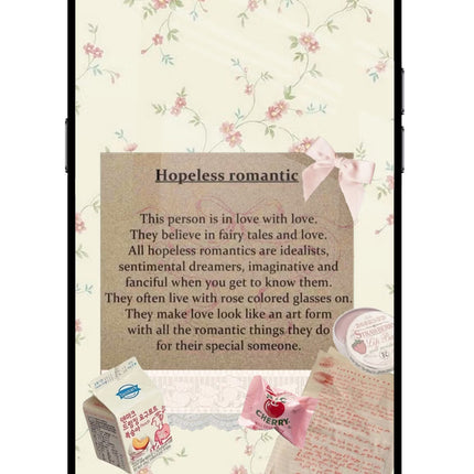Hopeless Romantic Realme C2 Glass Case Back Cover by Casekaro