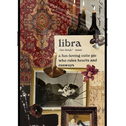 Libra Zodiac Realme C2 Glass Case Back Cover by Casekaro