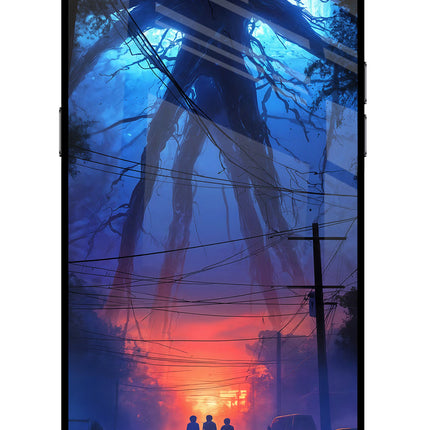 Ordinary Things Shadow Realme C2 Glass Case Back Cover by Casekaro