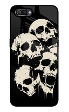 Dead Stack Realme C2 Glass Case Back Cover by Casekaro