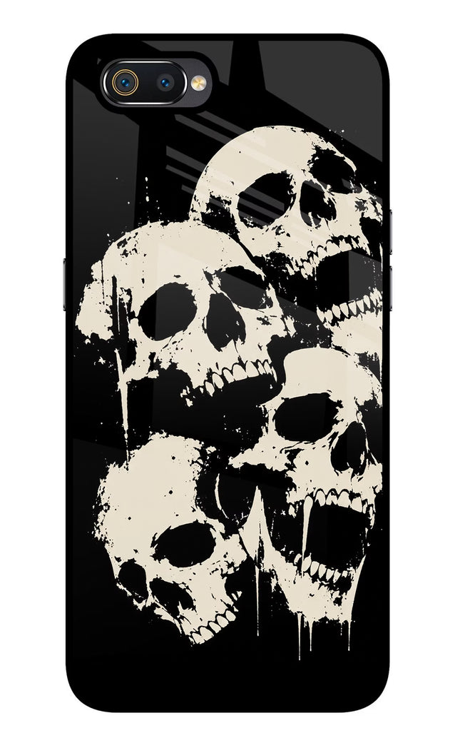 Dead Stack Realme C2 Glass Case Back Cover by Casekaro