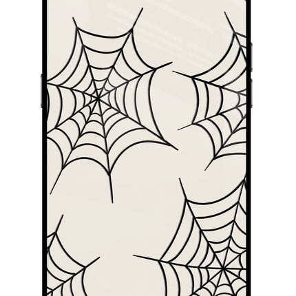 Spider Web Realme C2 Glass Case Back Cover by Casekaro