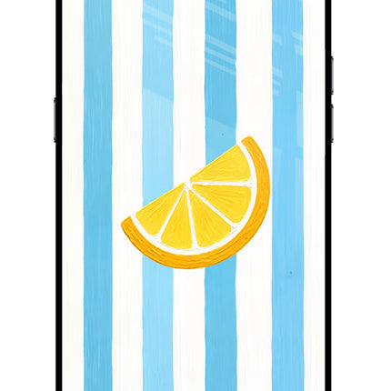 Summer Lemon Realme C2 Glass Case Back Cover by Casekaro