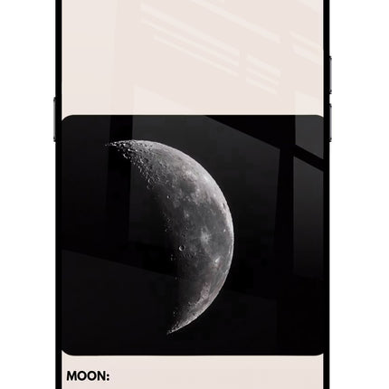 Moon Phase Realme C2 Glass Case Back Cover by Casekaro