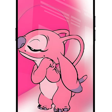 Angel Hug Realme C2 Glass Case Back Cover by Casekaro
