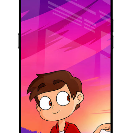 Marco Sunset Realme C2 Glass Case Back Cover by Casekaro