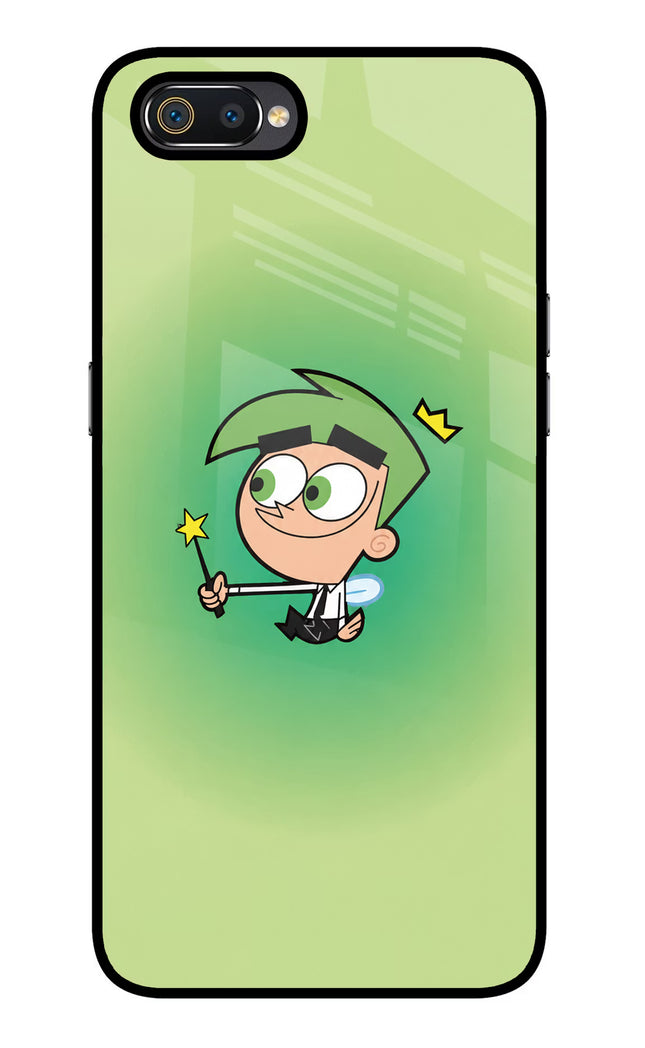 Cosmo Magic Realme C2 Glass Case Back Cover by Casekaro