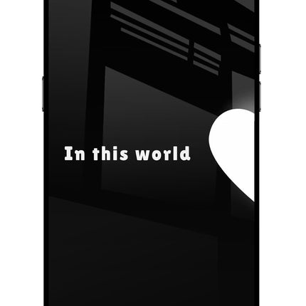 This World Realme C2 Glass Case Back Cover by Casekaro