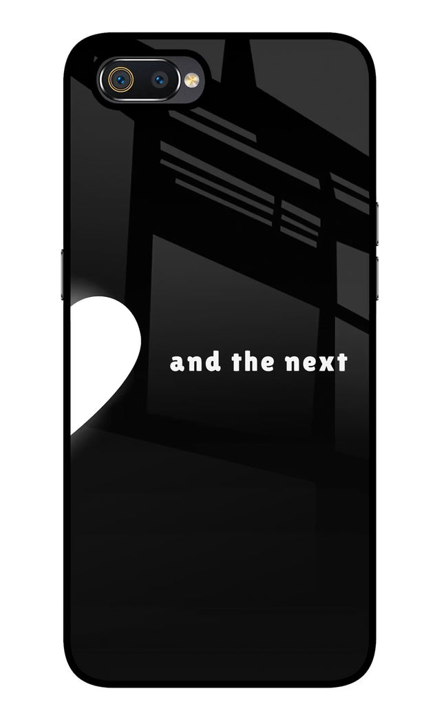 Next World Realme C2 Glass Case Back Cover by Casekaro