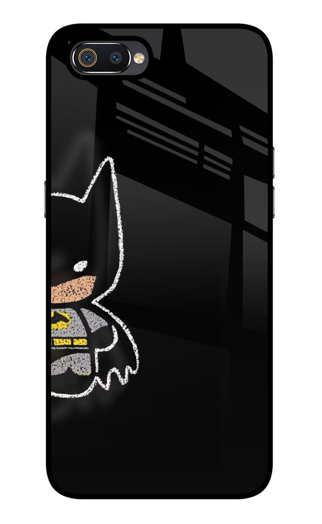 Bat Kitty Realme C2 Glass Case