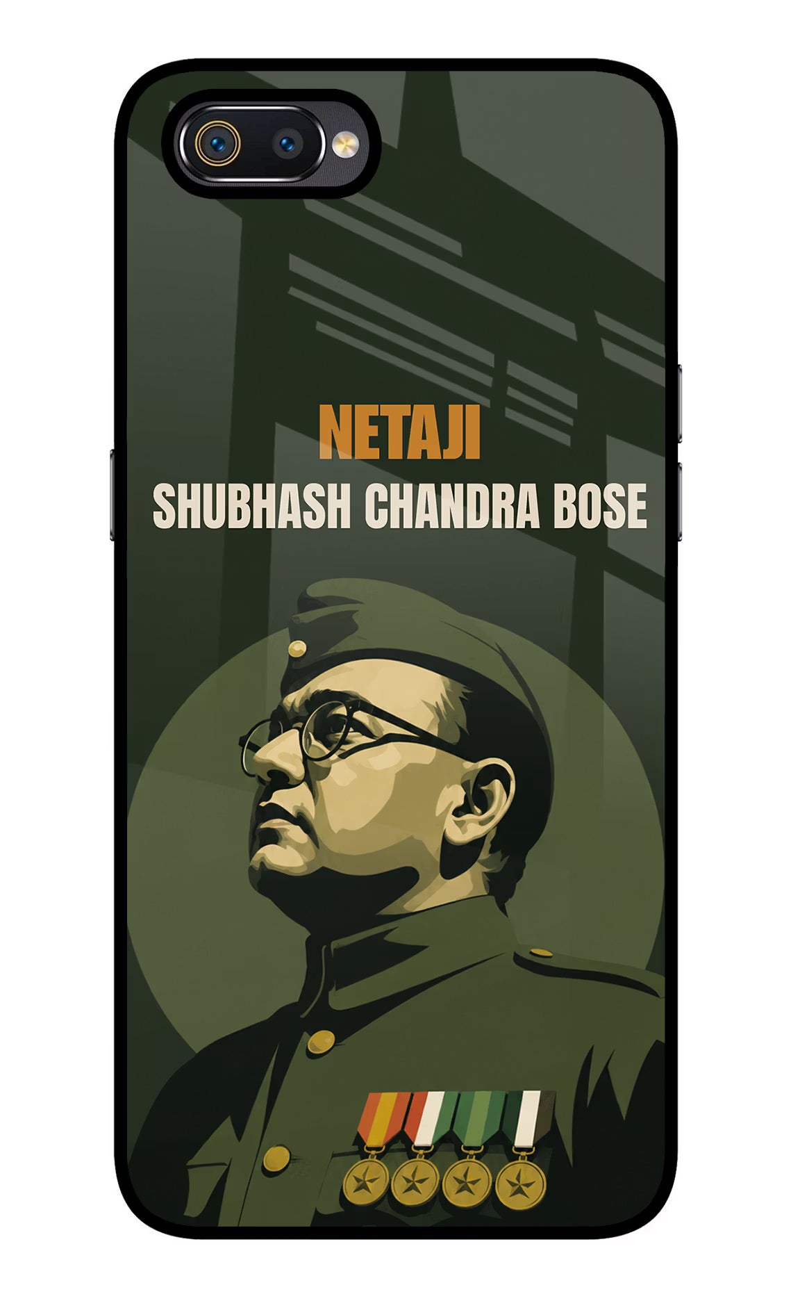 Netaji Legacy Realme C2 Glass Case