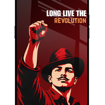 Bhagat Singh Revolution Realme C2 Glass Case