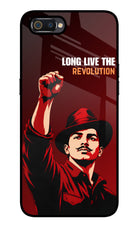 Bhagat Singh Revolution Realme C2 Glass Case