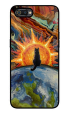 Sunrise Beyond Realme C2 Glass Case Back Cover by Casekaro