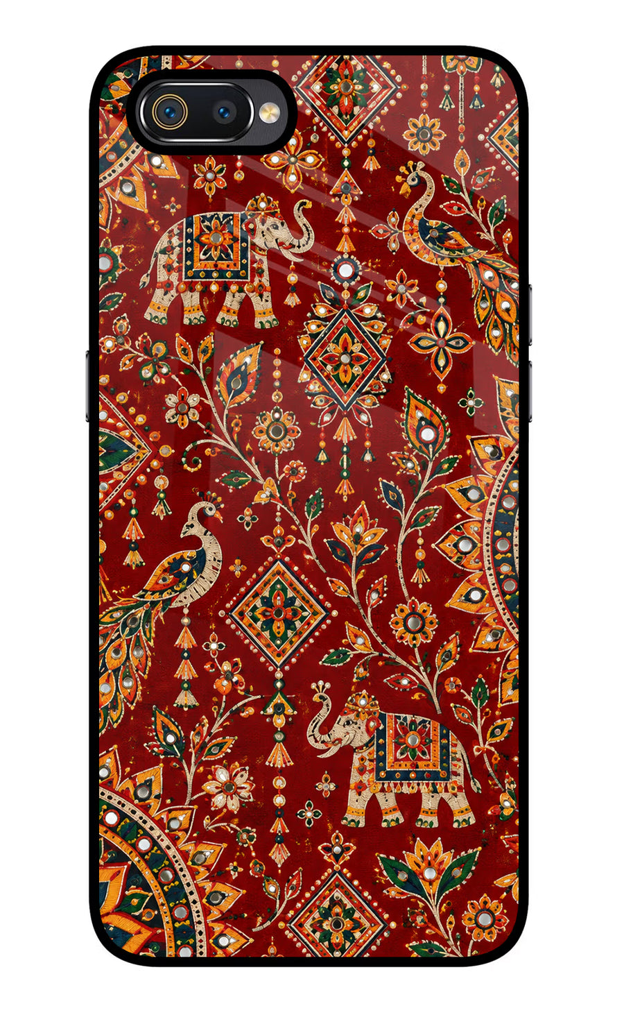 Laal Riwaaz Realme C2 Back Cover, Glass case