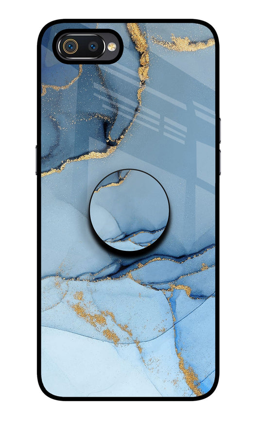 Blue Marble Realme C2 Glass Case