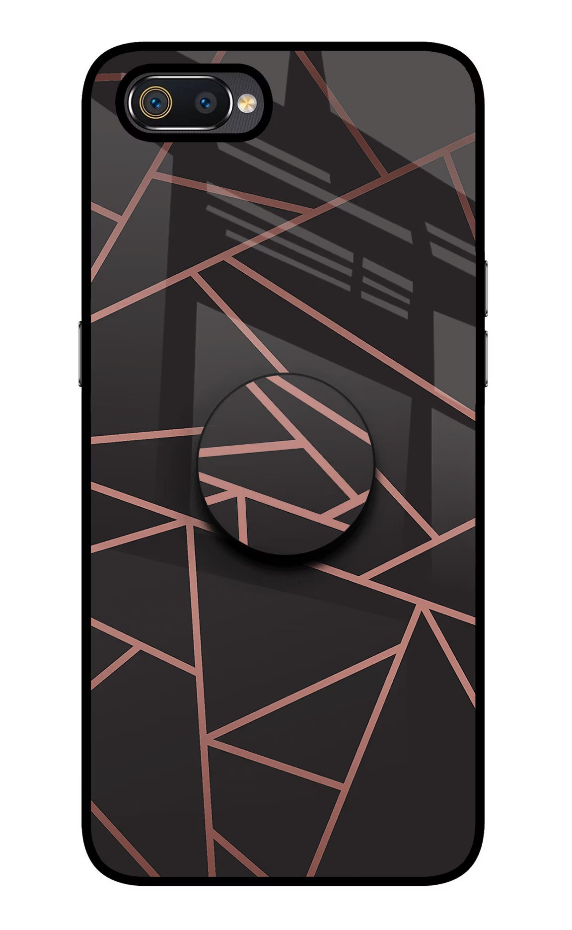 Geometric Pattern Realme C2 Pop Case by Casekaro