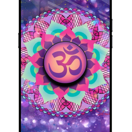 Om Purple Realme C2 Pop Case by Casekaro