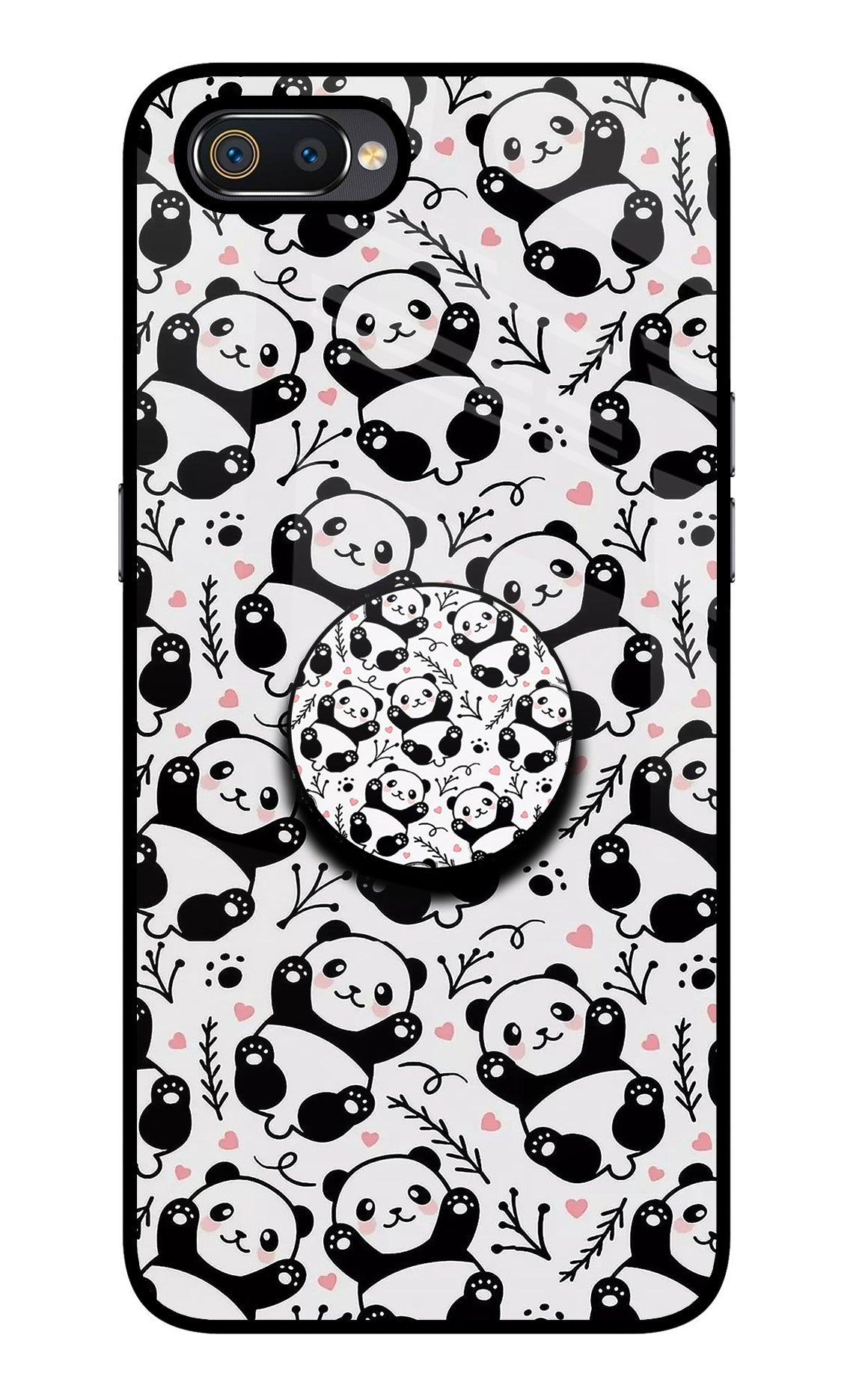 Cute Panda Realme C2 Pop Case