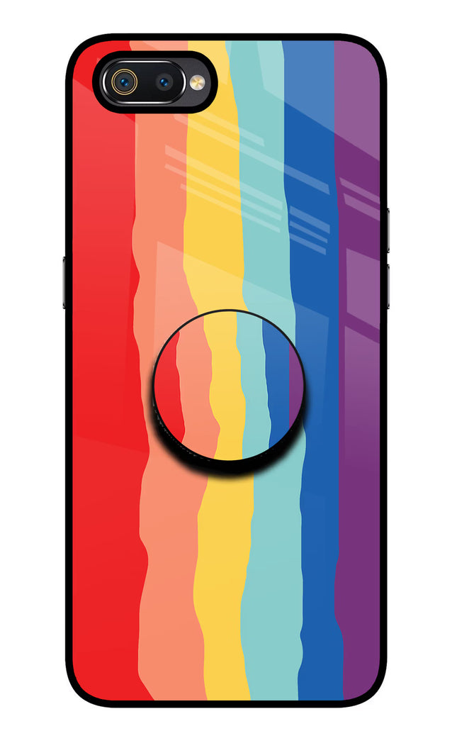 Rainbow Realme C2 Pop Case by Casekaro
