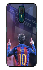 Messi Oppo A9 Glass Case