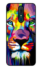 Lion Oppo A9 Glass Case