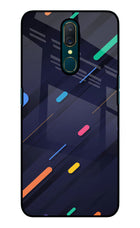 Abstract Design Oppo A9 Glass Case
