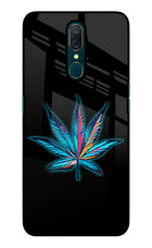 Weed Oppo A9 Glass Case