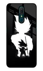 Goku Shadow Oppo A9 Glass Case