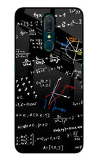 Mathematics Formula Oppo A9 Glass Case