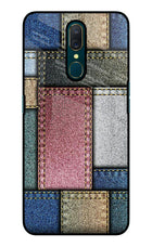 Multicolor Jeans Oppo A9 Glass Case