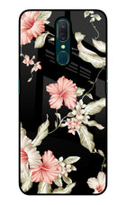 Flowers Oppo A9 Glass Case